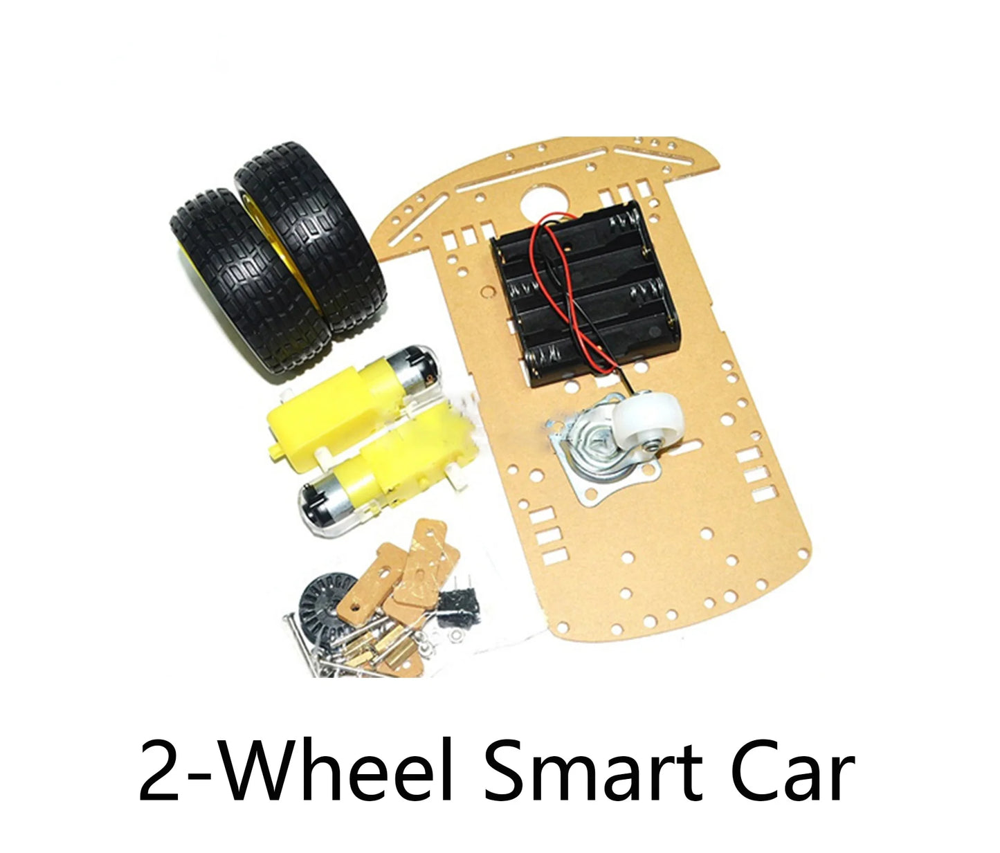 Custom custom 2-Wiel Smart Car Chassis Kit Met Speed Code Disc Slimme Auto Wielen Voor Diy Kit Manufacturer