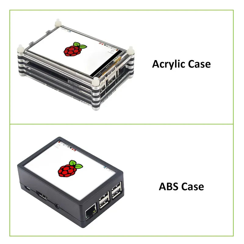 Custom Original Raspberry Pi 3 Model B Plus with WiFi 3.5-inch touch screen, power adapter, case and radiator Manufacturer