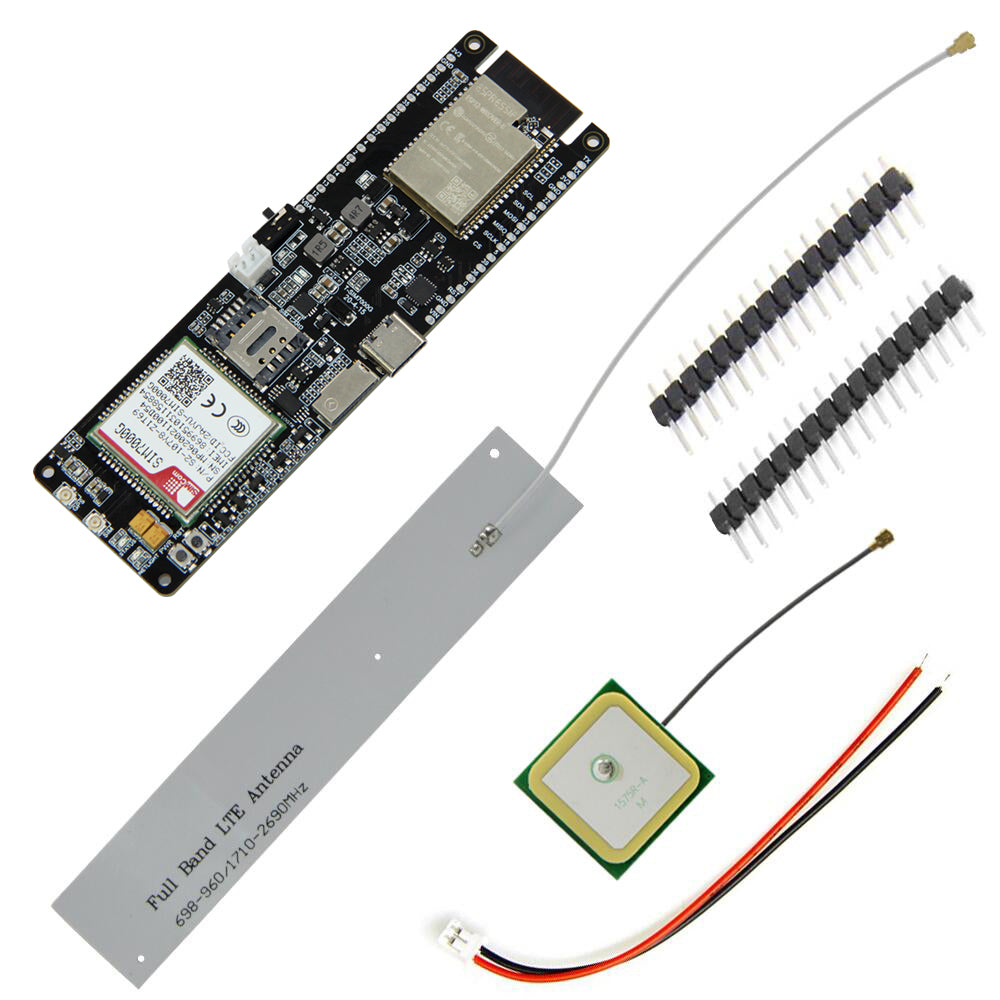 TTGO T-SIM7000G Module ESP32-WROVER-B Chip WiFi 18560 Battery Holder Solar Charge Development Board electronic power bank pcba customize