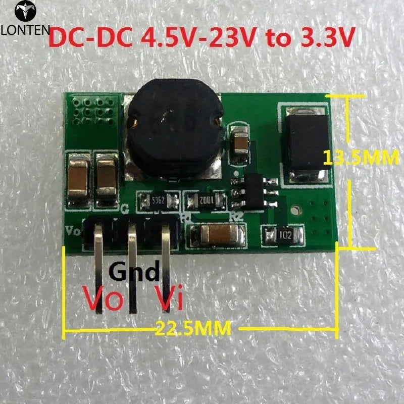 Custom CE019 1200MA Small DC DC Converter 5V-23V to 3.3V Step Down Buck Regulator Module replace AMS1117 LDO Manufacturer