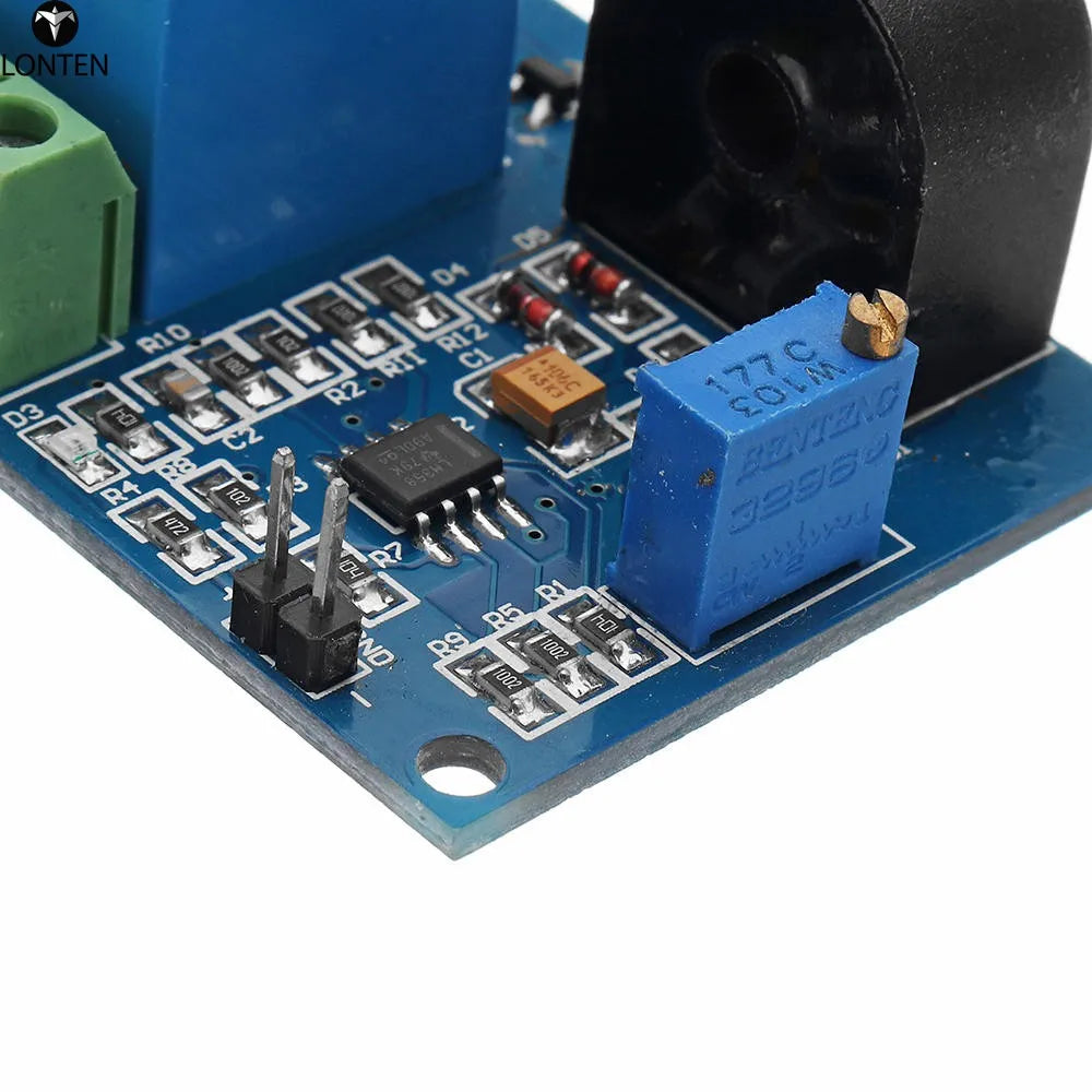 Custom Lonten 5Pcs/Lot DC 12V 5A Overcurrent Protection Sensor Module AC Current Detection Relay Module Switch Output Manufacturer