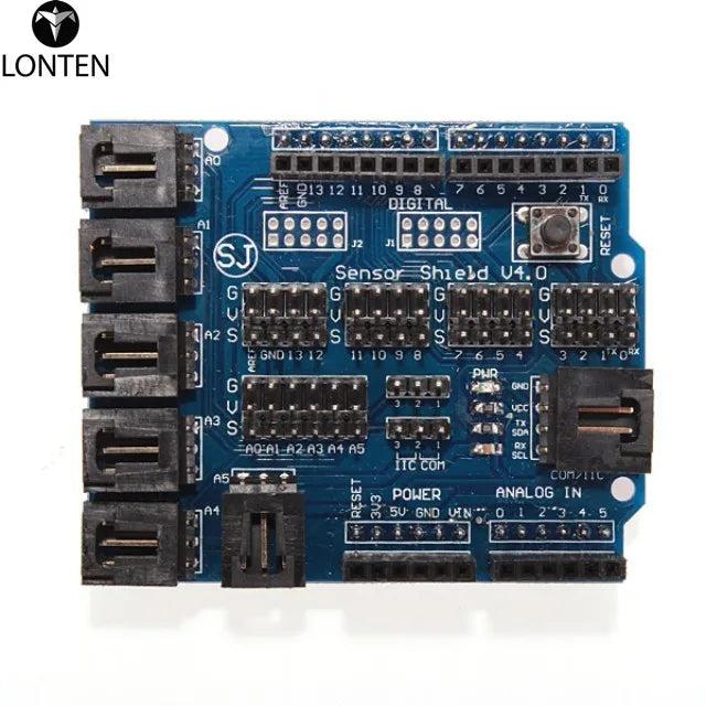 Custom Lonten 3Pcs/lot Sensor Shield V4.0 Sensor Expansion Board For DIY Robot Electronic Building Blocks Manufacturer