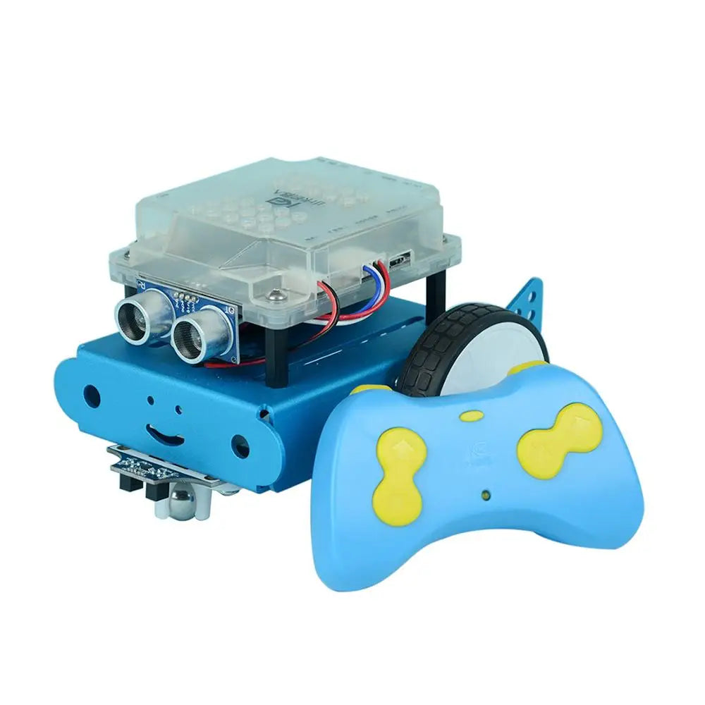 Custom Programmable Robot DIY Obstacle Avoidance Car Graphic Programming Steam Scratch Educational Learning Kit with RC Handle Manufacturer