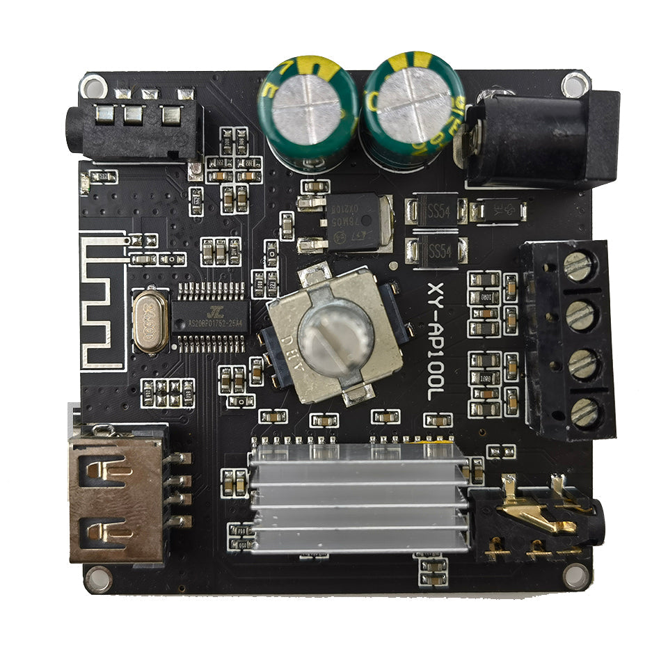 2*100W Power Amplifier Board 5.0 Digital AUX 2.0 CH Stereo Home Music Speaker Wireless Module Audio AMP pcb assembly Customize