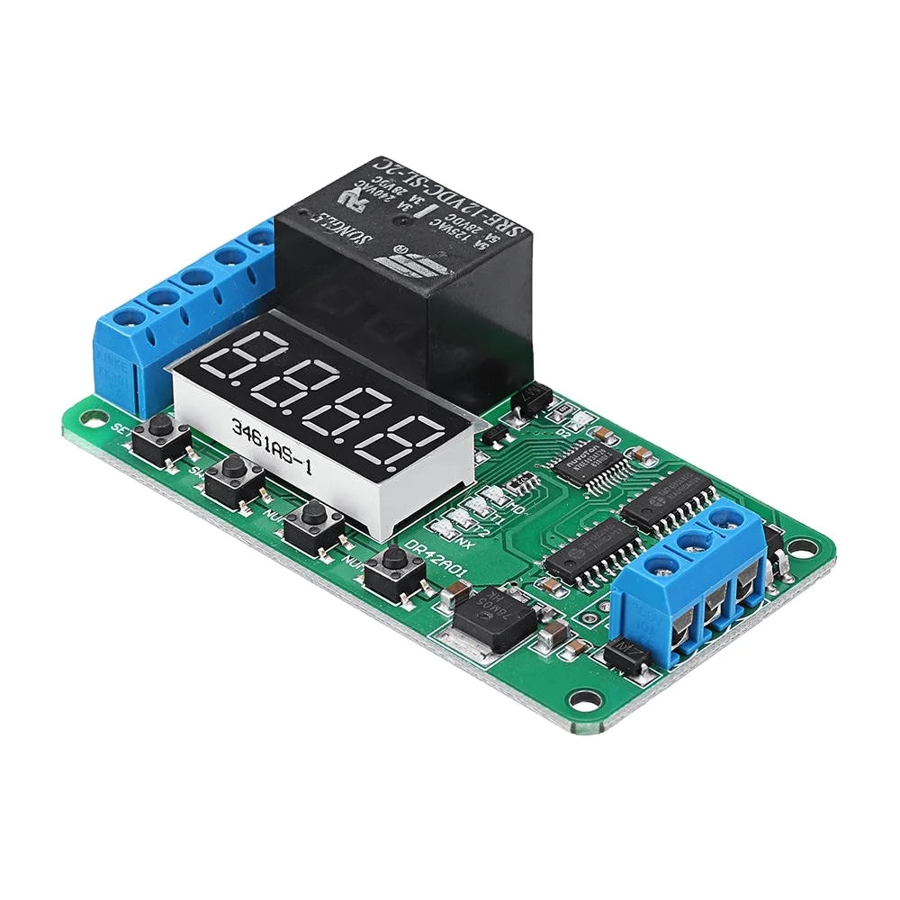 Custom Lonten Dual Channel 12V 5A Digital Tube DPDT Multi-function Time Delay Relay Timer Switch Module Manufacturer
