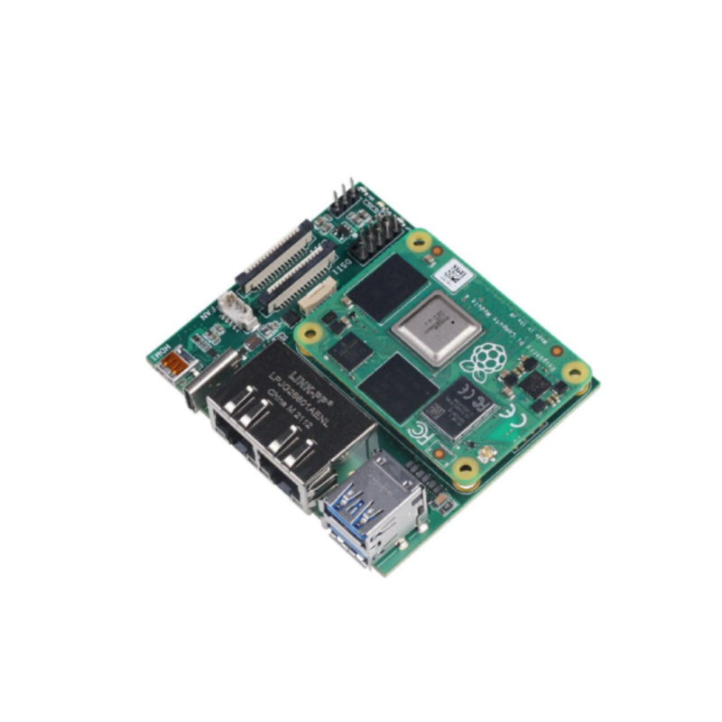 Dual Gigabit Ethernet Carrier Board for Raspberry Pi CM4 with 4GB RAM/ 32GB eMMC Custom PCB pcba ballast minatore pcba