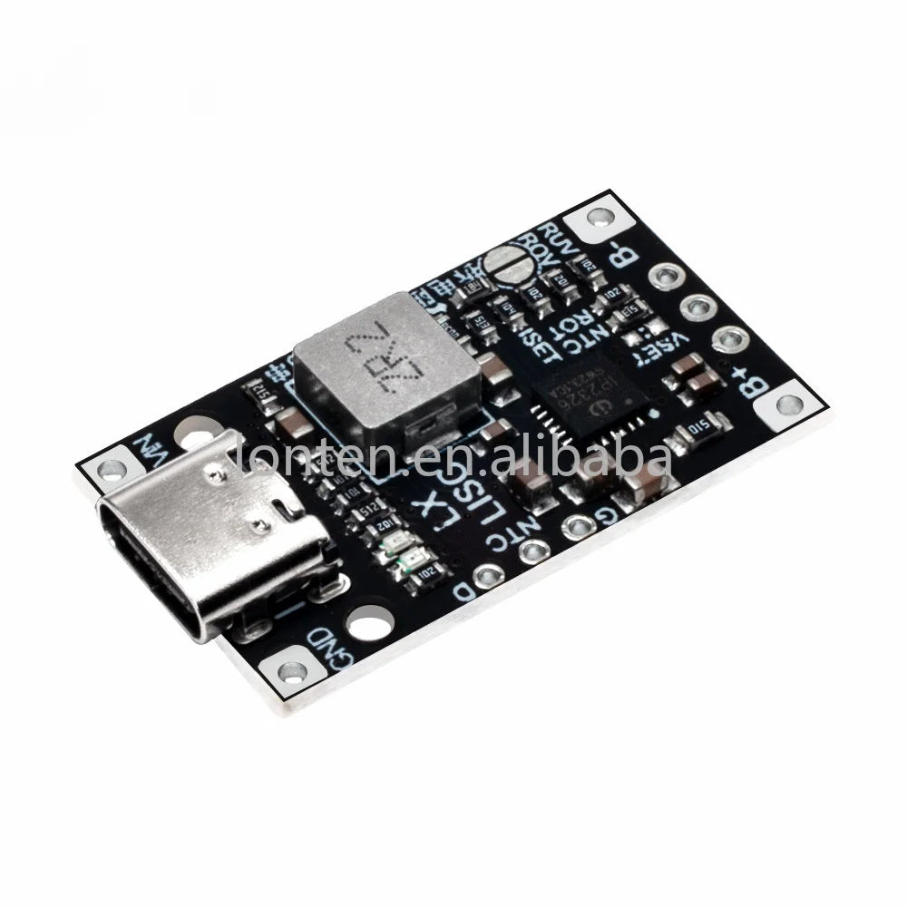 Custom Type-C USB 2-3S BMS 15W 8.4V 12.6V 1.5A Lithium Battery Charging Boost Module With Balanced Support Fast Charge With Indicator Manufacturer