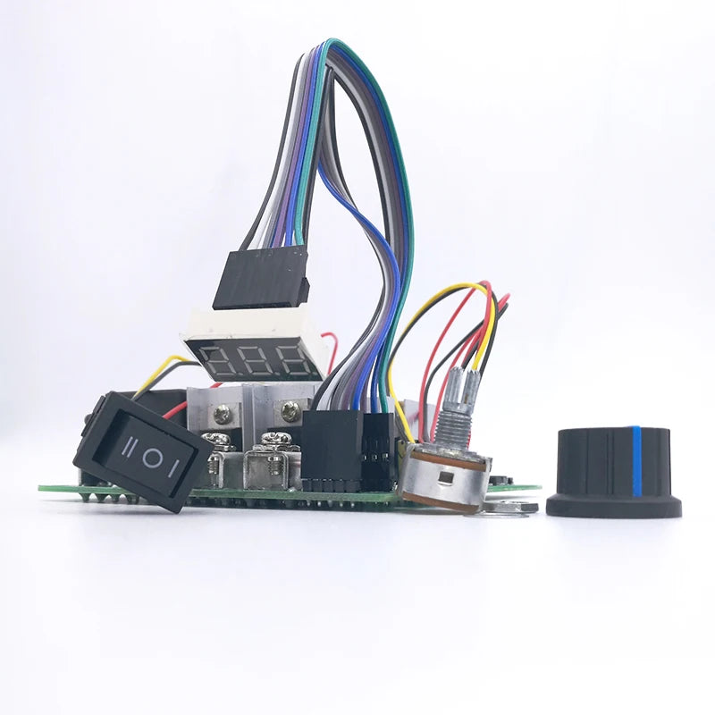 Custom 60A 10-55V Digital display PWM speed controller module forward reversal 0~100% adjustable DC motor 12V 24V 36V 48V MAX 100A Manufacturer