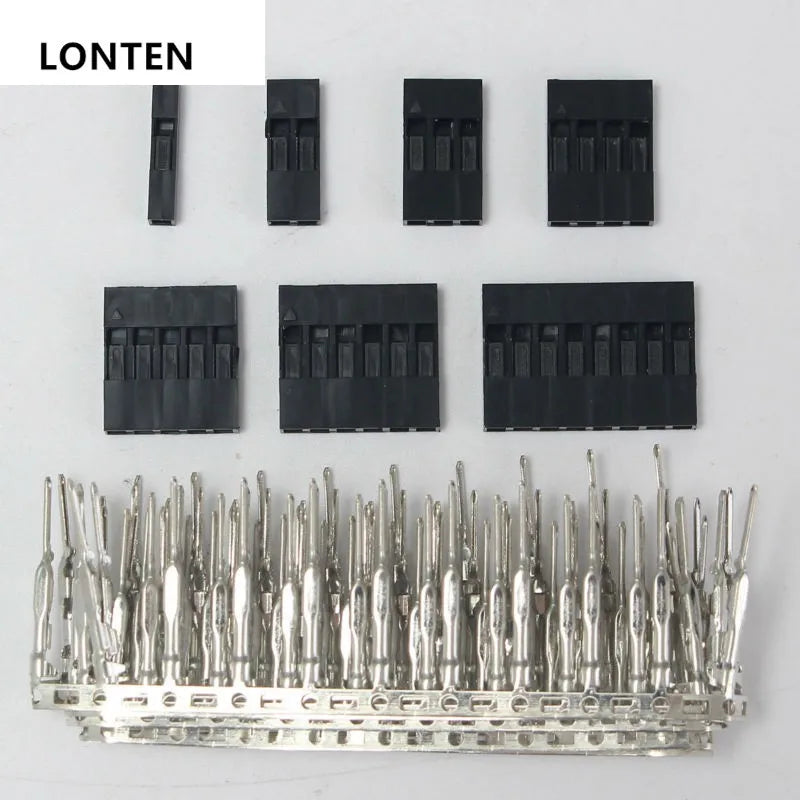 Custom Lonten 310Pcs/box 2.54mm Male Female Dupont Wire Jumper With Header Connector Housing Kit Manufacturer