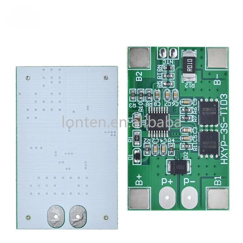 Custom 3S 10A Li-ion Lithium Battery 18650 Charger PCB BMS Protection Board 12V 11.1V 12.6V Prevent overcharge Manufacturer