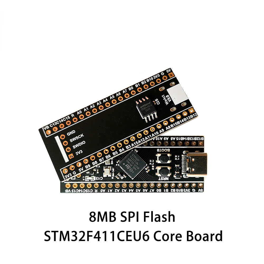 WeAct STM32F411CEU6 STM32F411 STM32F4 V3.1 Learning Board Micropython PYBoard BlackPill Development 512KB Flash 128KB customize