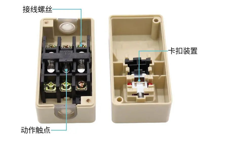 Custom Lonten New TBSP-330 3 Phase ON/OFF Lock Tend Push Button Switch Station 3.7Kw 30A For Textile Machinery Manufacturer
