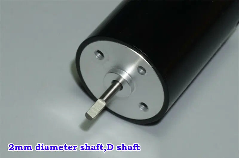 Custom Precious 22mm*33mm Coreless Mute Motor DC 12V-24V 4600RPM Low Speed Strong Magnetic Large Torque D-shaft Low Noise Manufacturer
