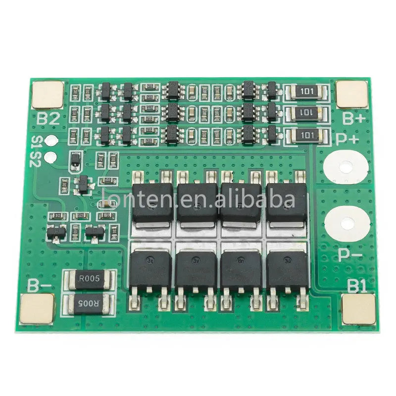 Custom Original chip 3S 25A Li-ion 18650 BMS PCM Battery Protection Board With Balance For li-ion Lipo Battery Cell Pack Module Newest Manufacturer