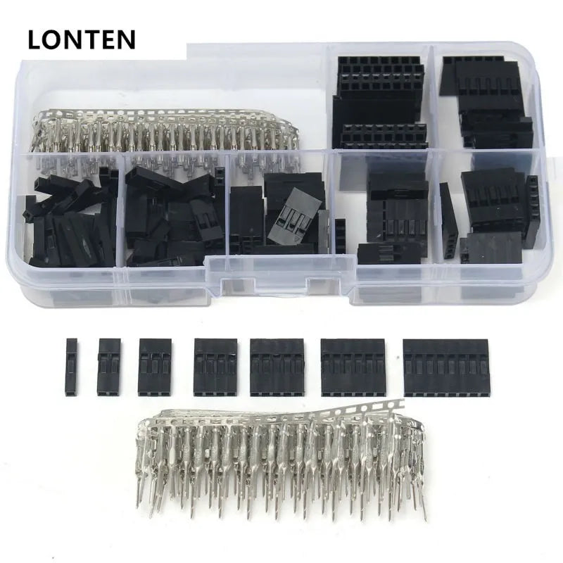 Custom Lonten 310Pcs/box 2.54mm Male Female Dupont Wire Jumper With Header Connector Housing Kit Manufacturer