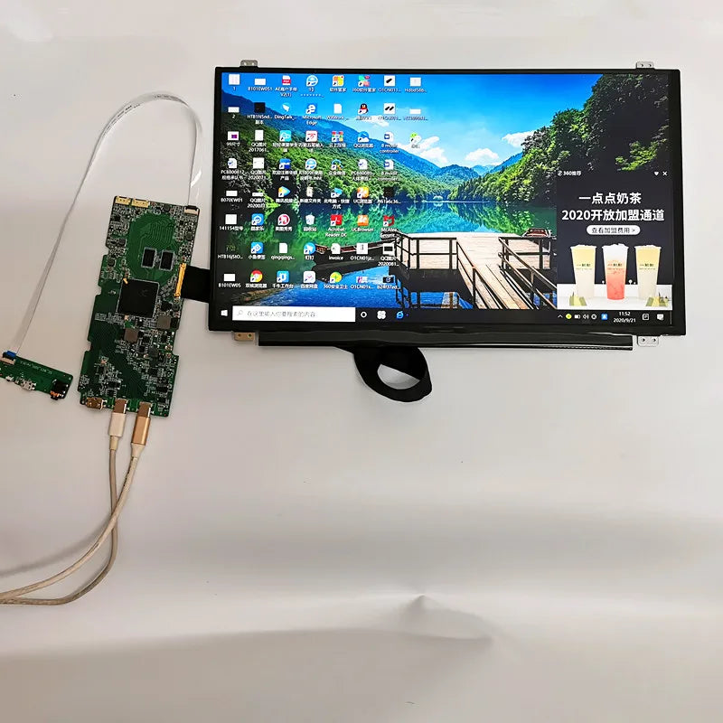 Custom 15.6 inch 4K Gravity rotating LCD display module 3840*2160 HD Type-C for advertising Game Raspberry Pi 4 Display Cars DIY Kits Manufacturer