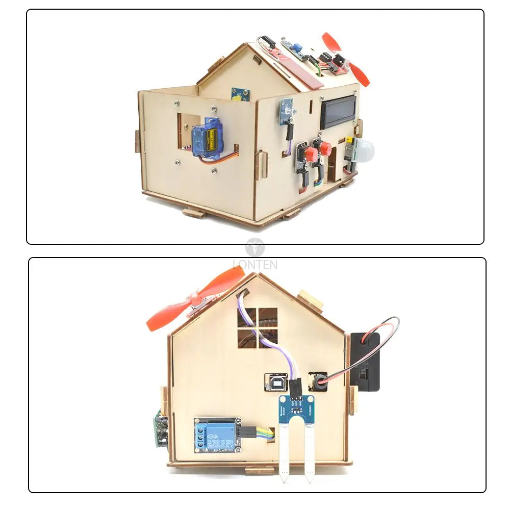 Custom Lonten Smart Home Kit for Arduinos Starter Electronic Learning Kit Remote Control House DIY Project STEM Programming Manufacturer