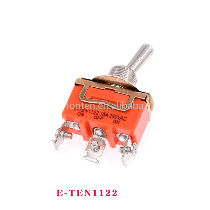 Custom 2PCS E-TEN1021 1121 1122 1221 1322 1321 1322 Toggle Switch Rocker Toggle Switch 15A 250VAC Manufacturer