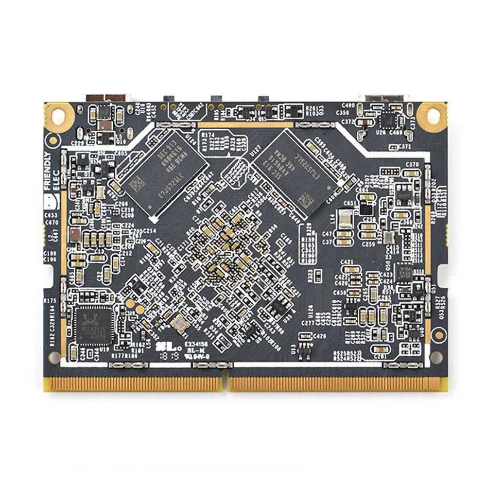 Custom SOM-RK3399 AI Developer kit WiFi BT Support Gbps Ethernet and Dual-screen display Android/Ubuntu/QT/buildroot IN/OUT Custom PCB Manufacturer
