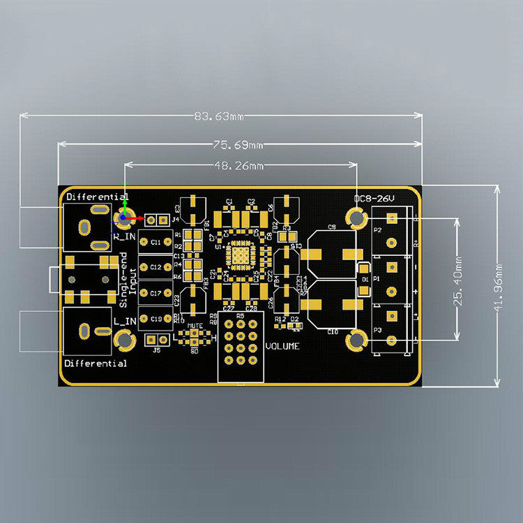 15W*2 2.0 CH PAM8620 Digital Audio Amplifier Board DC 8V-26V Home Audio Stereo AMP Board DIY for Speaker pcb assembly Customize