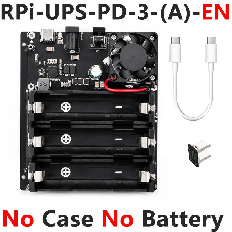 Raspberry Pi 5 / 4B UPS With PD Trigger Activation Uninterruptible Power Bank Supply 5V/5A 25W Also For Phone/Mini Computer PC