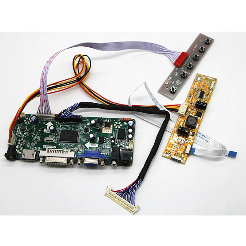 Custom HD+DVI+VGA+AUDIO LCD Controller Board kit For 20" LM200WD3 TLC7 1600*900 LCD controller board DIY kits Manufacturer