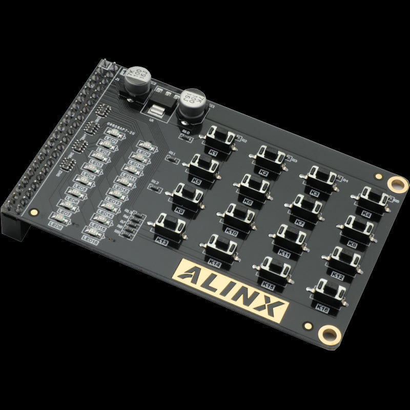 AN0404: 4*4 Matrix KEY LED Expansion Modules for FPGA Board Custom PCB pcba limited pcba box