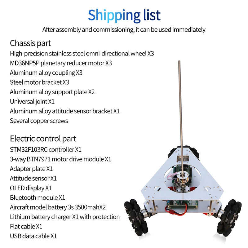 Custom Omnidirectional trolley inverted pendulum Omnidirectional mobile test platform Level 1 new planar inverted pendulum Manufacturer
