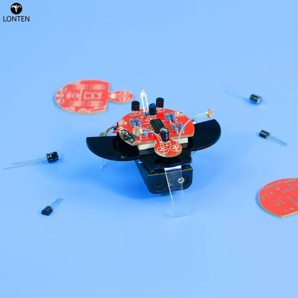 Custom Lonten DIY Fireworm Glowworm STEAM Photographic Robot Educational Kit Photo Resistor Programmable Toys Manufacturer