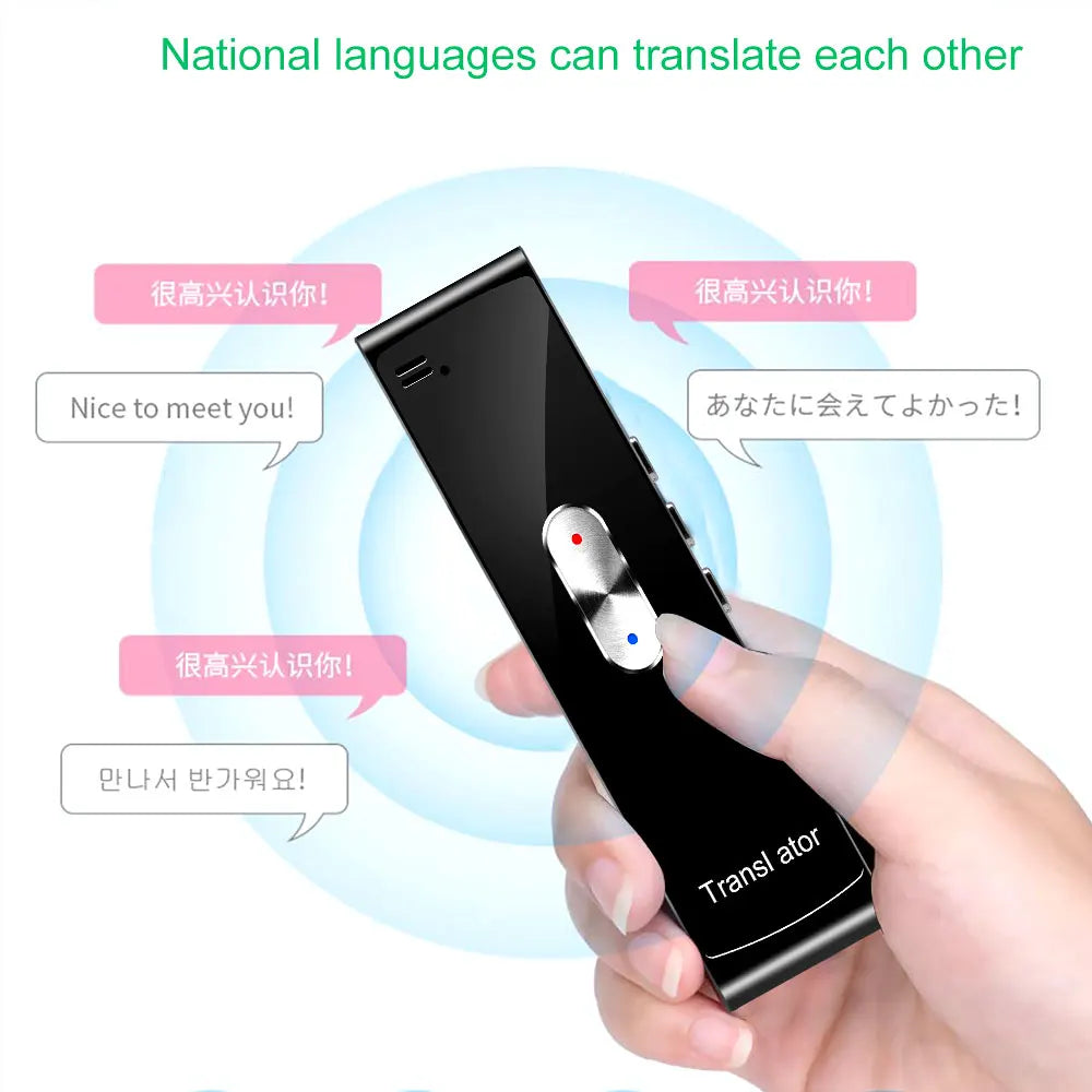 Custom T8s Mini Pocket Instant Voice Translator Speech Translation Two-Way Real Time 40 Language for Business Meeting Travel Manufacturer