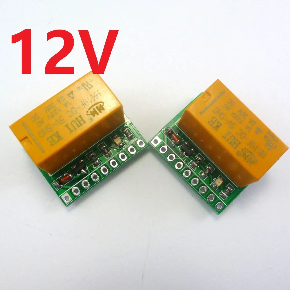 Custom OEM DR21D01*2 2pcs mini Ultralight 1 Channel DPDT Relay Module switch control board for 18650 battery sensor motor driver Manufacturer