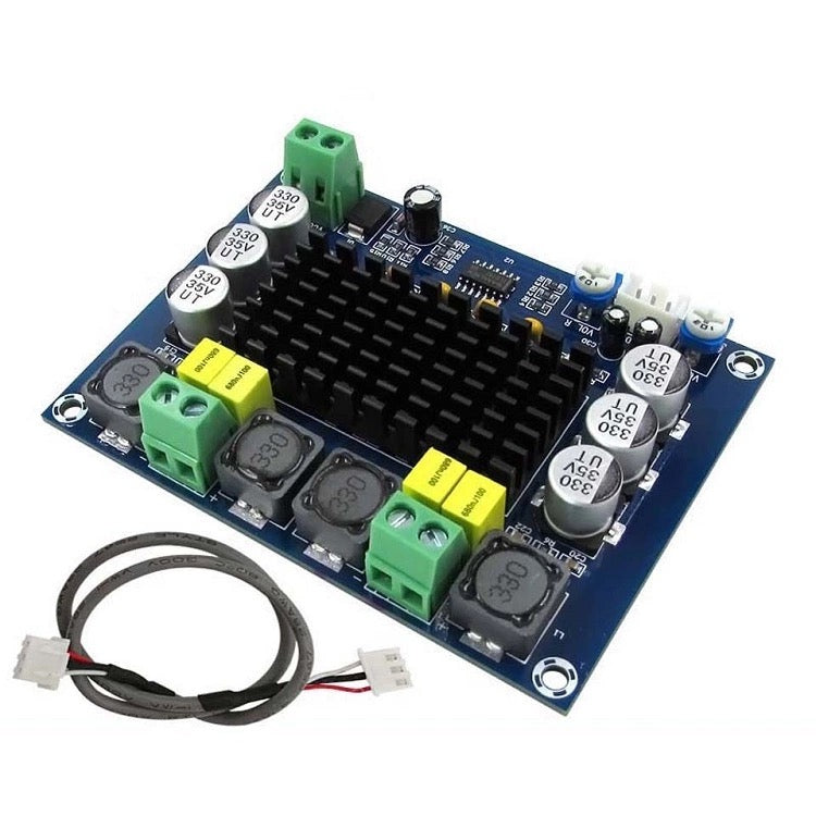 120W*2 TPA3116D2 Stereo Audio Amplifier Board Dual-channel Digital Class D Power Amplificador Modul 12V-24V DIY pcb assembly Custom