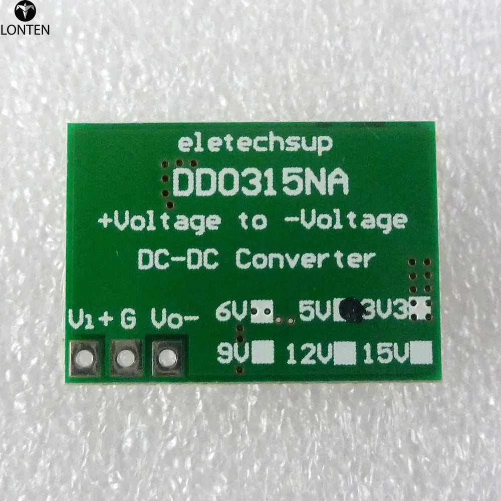 Custom 200-500mA +/- Voltage Converter Positive to Negative power supply DC-DC Boost-Buck Module +3~+15V to -3.3v -5V -6V -9V -12V-15V Manufacturer