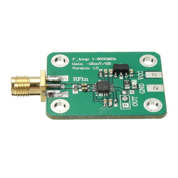 Custom 1-8000MHz AD8318 RF Logarithmic Detector 70dB RSSI Measurement Power Meter modules Manufacturer