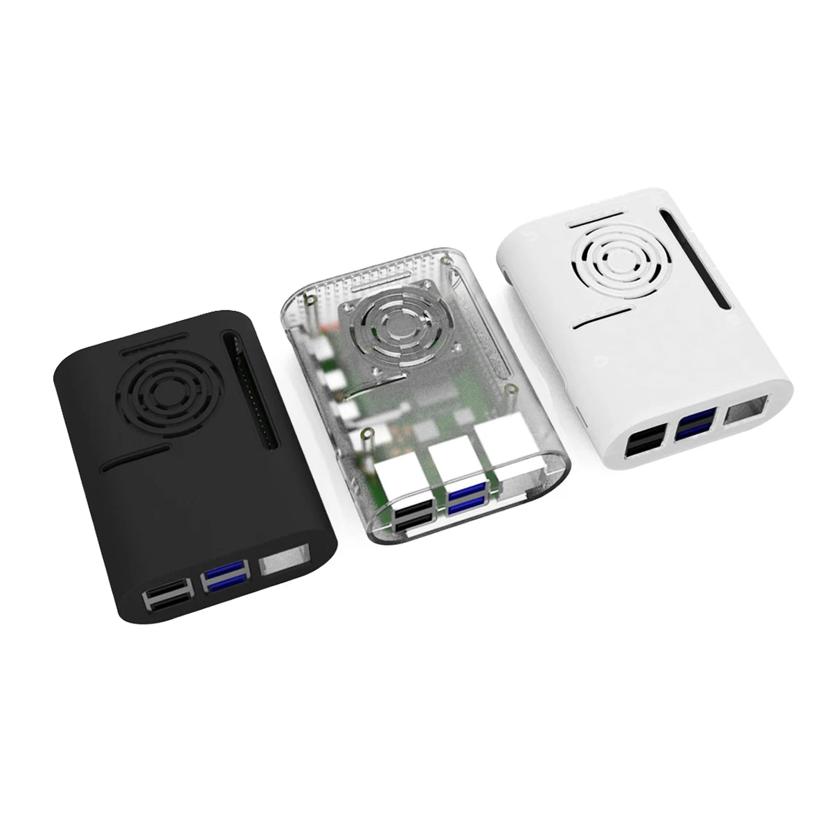 Custom Custom 2020 New style Raspberry Pi 4 ABS Case fan cooling for Raspberry Pi 4 Manufacturer