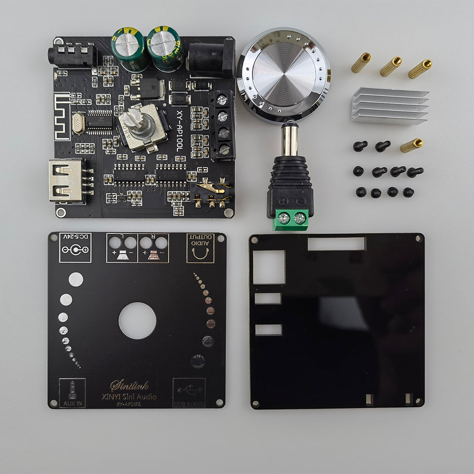 2*100W Power Amplifier Board 5.0 Digital AUX 2.0 CH Stereo Home Music Speaker Wireless Module Audio AMP pcb assembly Customize