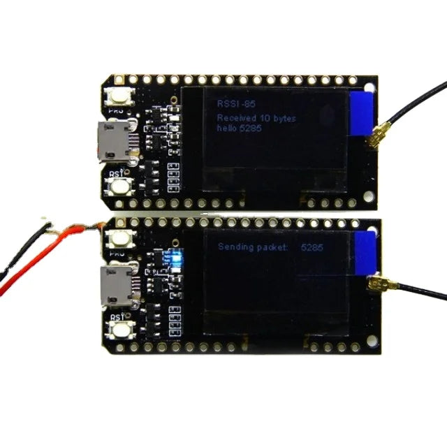 Custom Lonten 2Pcs TTGO LORA32 868/915Mhz ESP32 LoRa OLED 0.96 Inch Blue Display Development Board Module Manufacturer