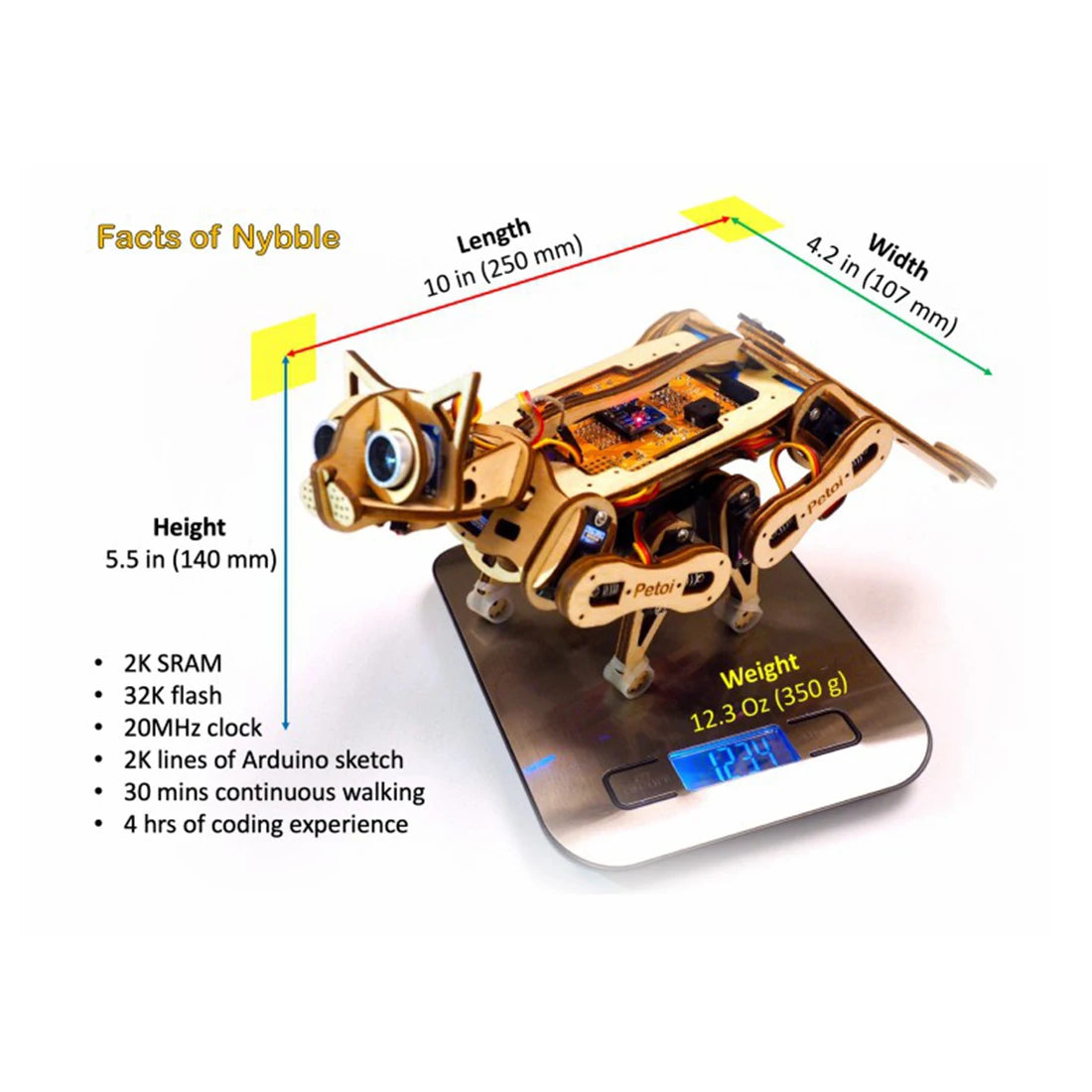 Custom Cutest Open Source Robotic Kitten Stem Bionic Quadruped izable Open Source DIY Stem Exclusive Toy Set Manufacturer
