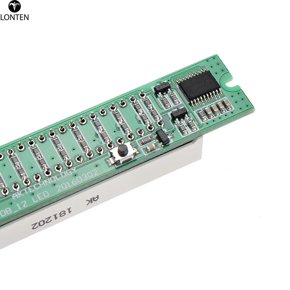 Custom Lonten Assembled Dual 12 Stereo Level Indicator Follow the Music Variation Kit for Power Amplifiers Manufacturer