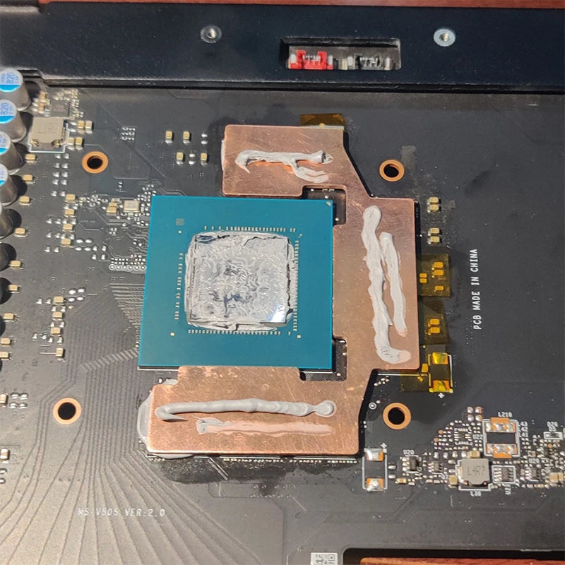 Custom GPU VRAM Heatsink Copper Graphics Card Memory RTX 3060 3070 3080 3090 / 5600 5700 GPUs Cooler 15-40 Degree Replace Thermal Pad Manufacturer