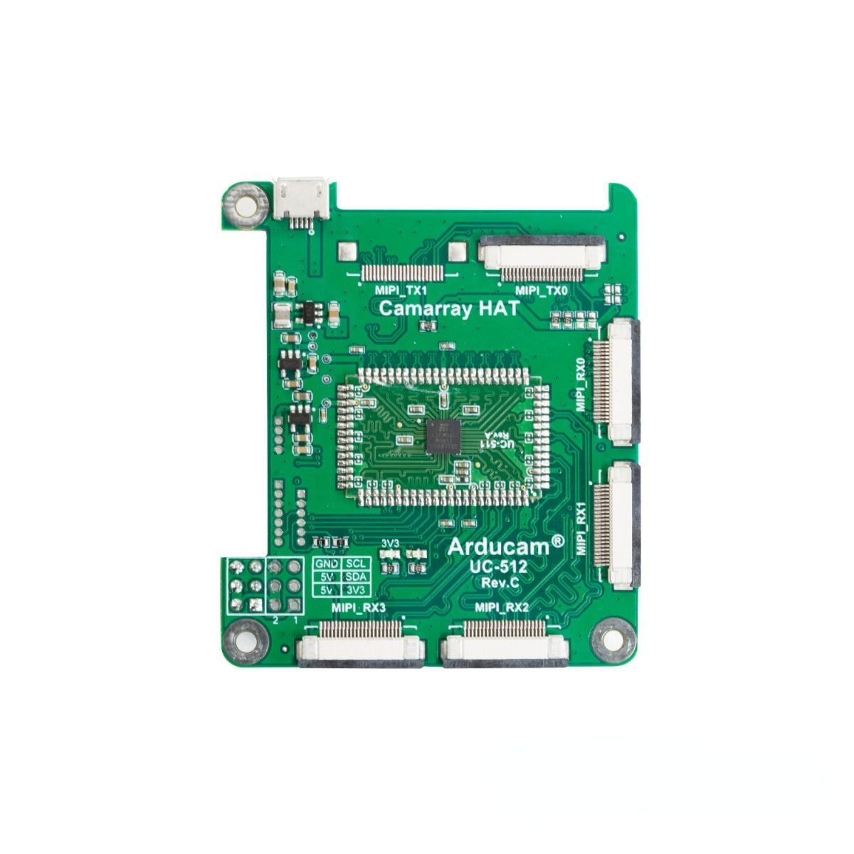 Arducam 1MP*4 Quadrascopic Monochrome Camera Bundle Kit for Raspberry Pi Custom PCB wireless pcba powerbank