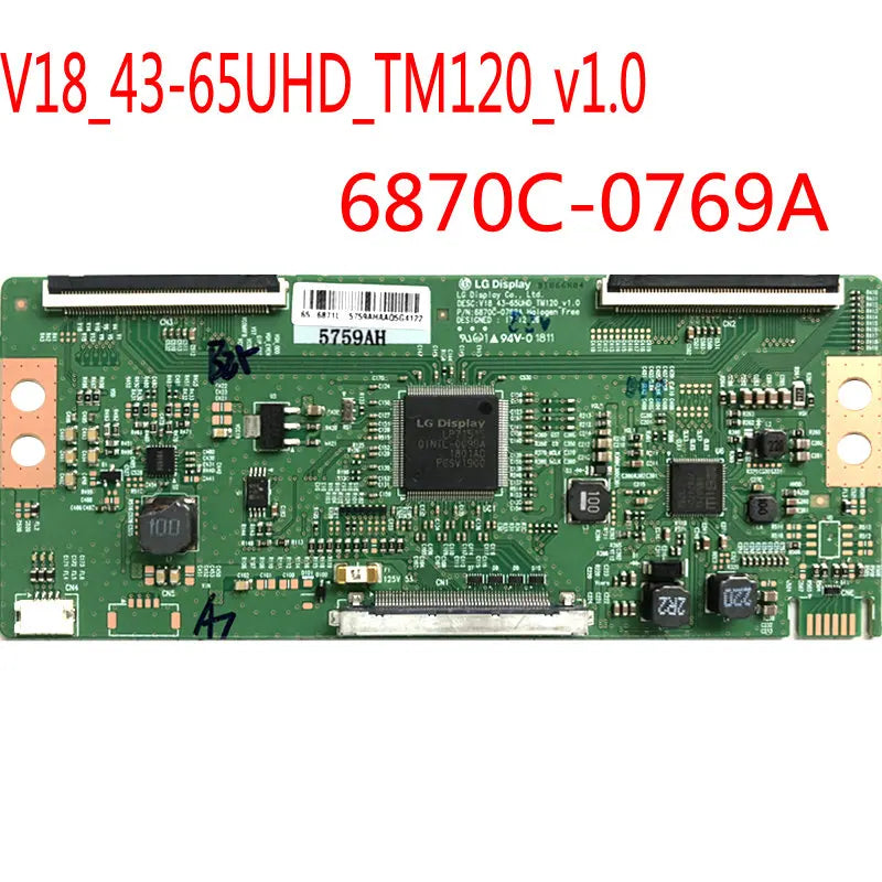 Custom Pcba V18_43-65UHD_TM120_v1.0 logic board 6870C-0769A t-con FOR Philips 55PFL5604/F7 TH55GX740A VIANO TV55UHD 4K Manufacturer