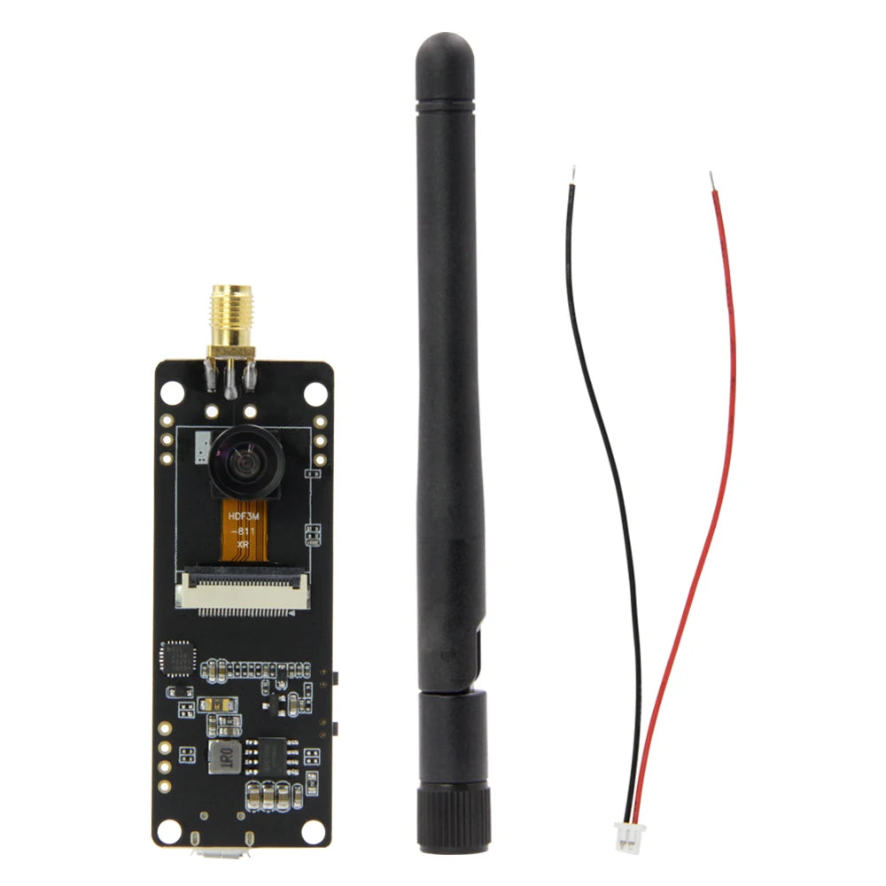 Custom TTGO T-Journal ESP32 Camera Module Development Board OV2640 Camera Wifi 3dbi Antenna 0.91 OLED Camera Board Custom PCB Manufacturer