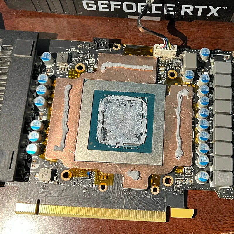 Custom GPU VRAM Heatsink Copper Graphics Card Memory RTX 3060 3070 3080 3090 / 5600 5700 GPUs Cooler 15-40 Degree Replace Thermal Pad Manufacturer