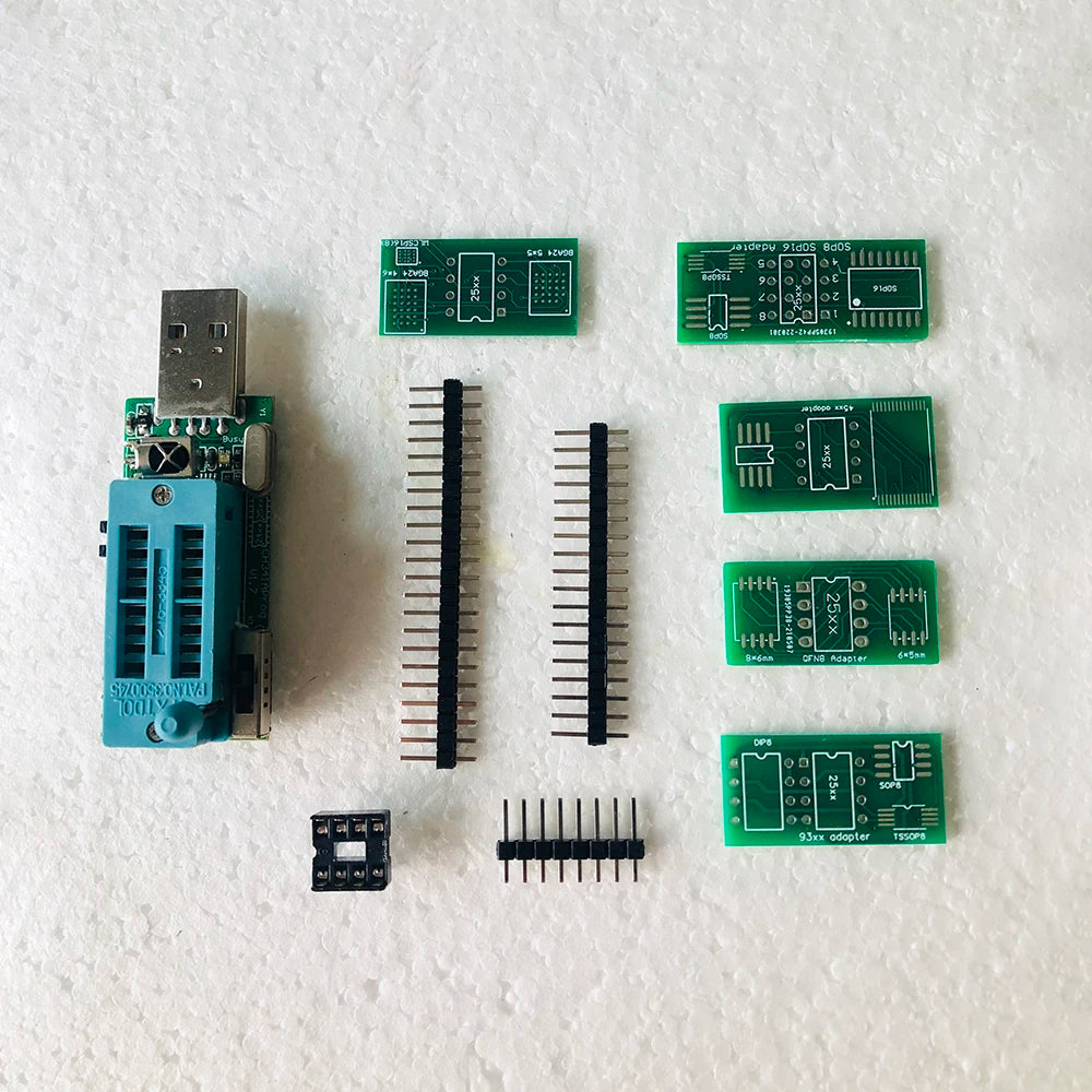 Custom ch341a programmer v1.7 1.8v level shift w25q64fw w25q128fw gd25lq64 Manufacturer