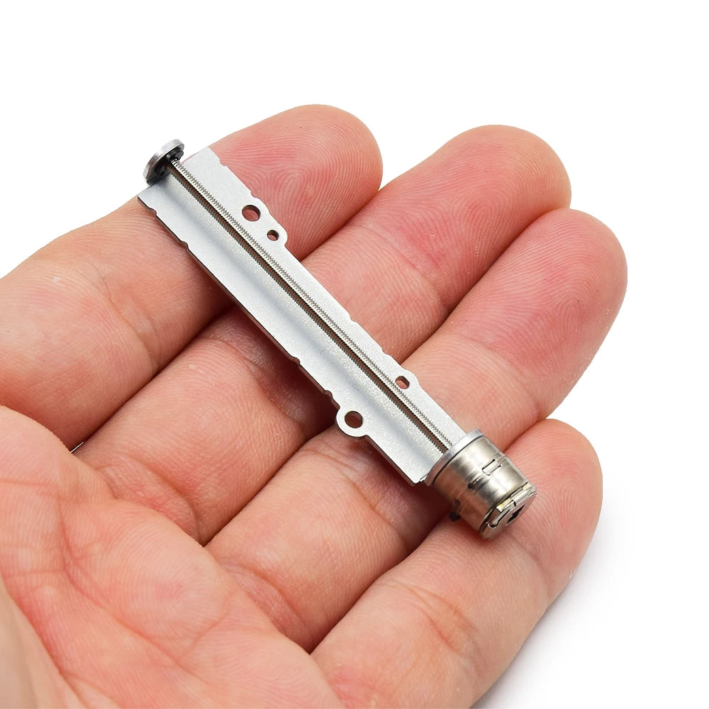 Custom Mini 8mm Screw Linear Stepper Stepping Motor 2-Phase 4-Wire Linear Screw Shaft Long Linear Actuator 45mm Stroke 40 Ohms Manufacturer
