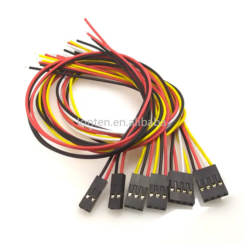 Custom 20CM Single head Dupont Line Dupont connector plug with cable jumper wire 2.54MM PITCH 2/3/4/5/6/7/8/9/10 PIN 2P/3P/4P/5P Manufacturer