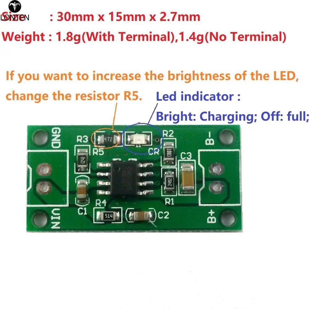 Custom 1A 1.2V 2.4V 3.6V NiMH Battery Dedicated Charger 1.5V 3V 4.5V CC/CV Charging Module Board Manufacturer