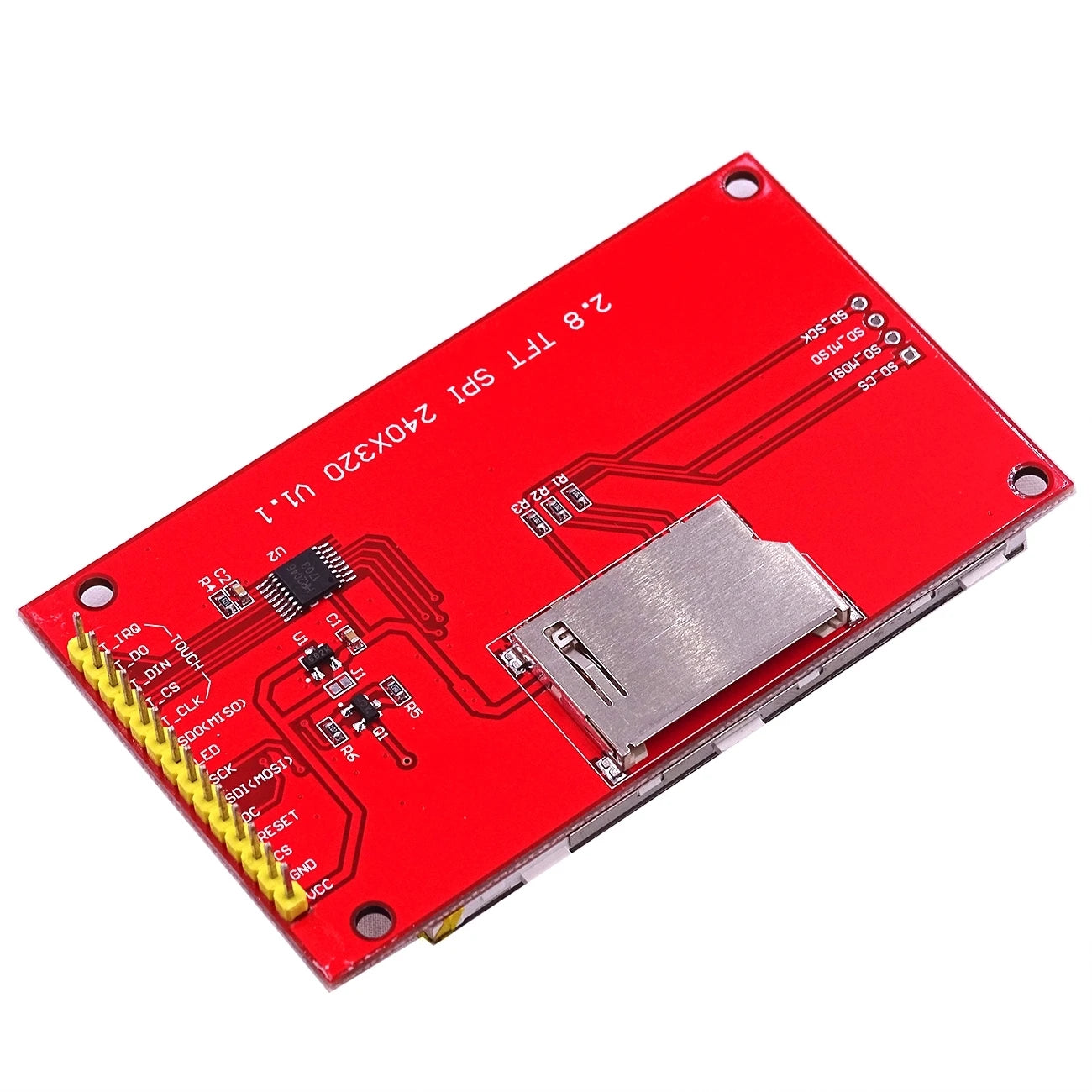Custom 240X320 2.8 quot Spi Tft Lcd Touch Panel Poort Module Met Pcb ILI9341 5V/3.3V raspberry pi Manufacturer
