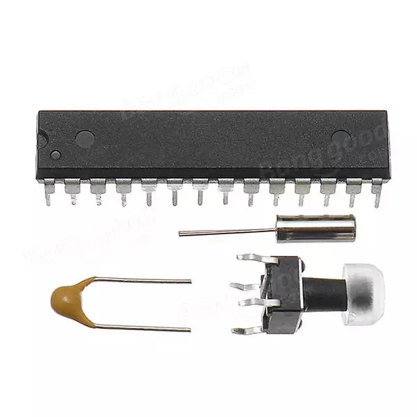 Custom DIY Electronic Clock Kit SCM Digital LED Clock Set With Acrylic Shell ATMega328 DIP IC Low Power CR2032 Button Cell Powered Manufacturer